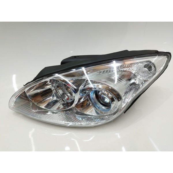 Farol Esquerdo Hyundai I30 2009 2010 2011 2012 Cromado Esquerdo