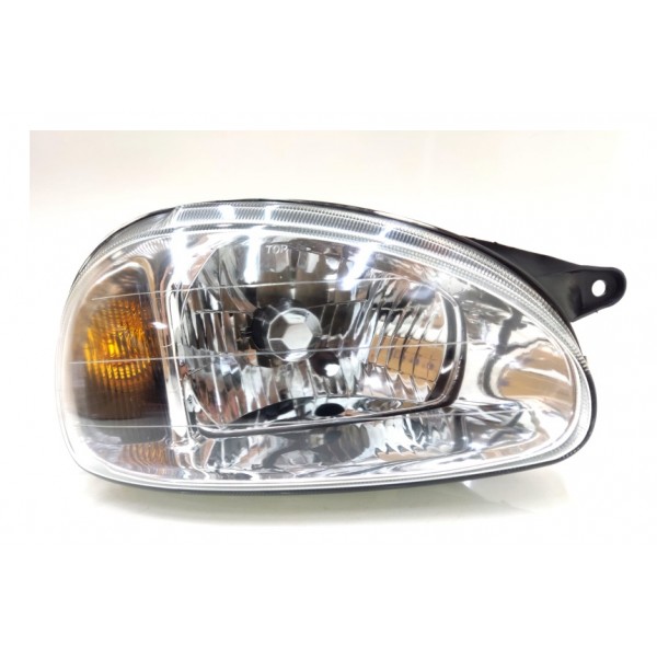 Farol Corsa Direito Lente Vidro Liso 2002 2003 2004 A 2010 Direito