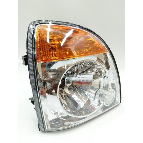 Farol Direito Cromado Pisca Laranja Hyundai Hr 2007 A 2019 Direito