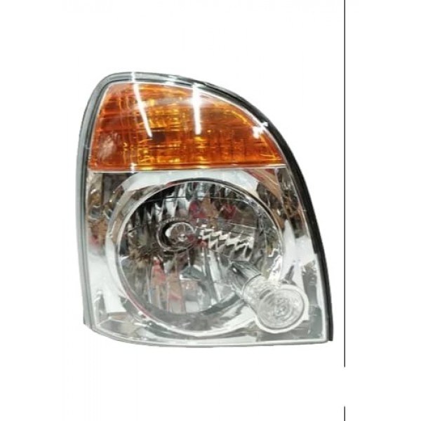 Farol Direito Cromado Pisca Laranja Hyundai Hr 2007 A 2019 Direito