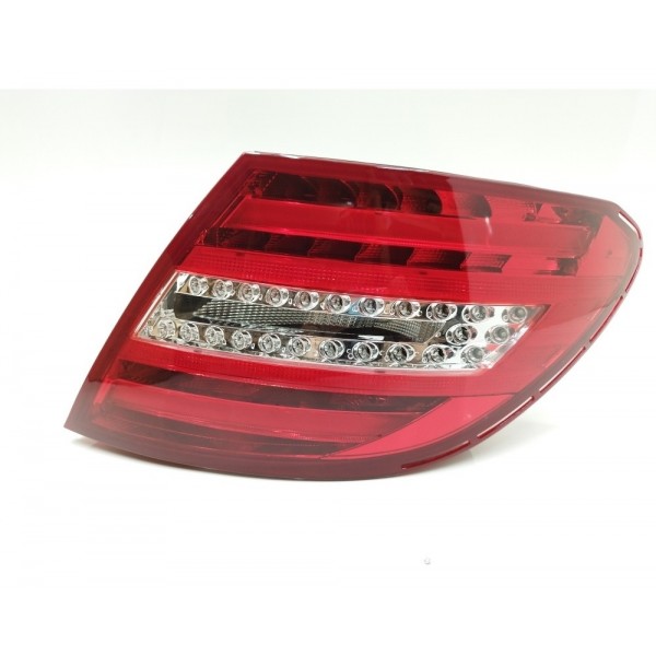 Par Lanterna Mercedes C180 C200 C280 2011 2012 2013 W204 Led Esquerdo Vermelho
