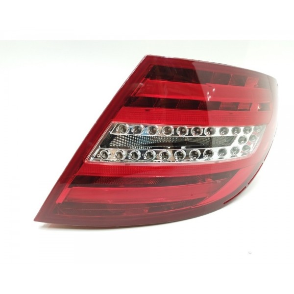 Par Lanterna Mercedes C180 C200 C280 2011 2012 2013 W204 Led Esquerdo Vermelho