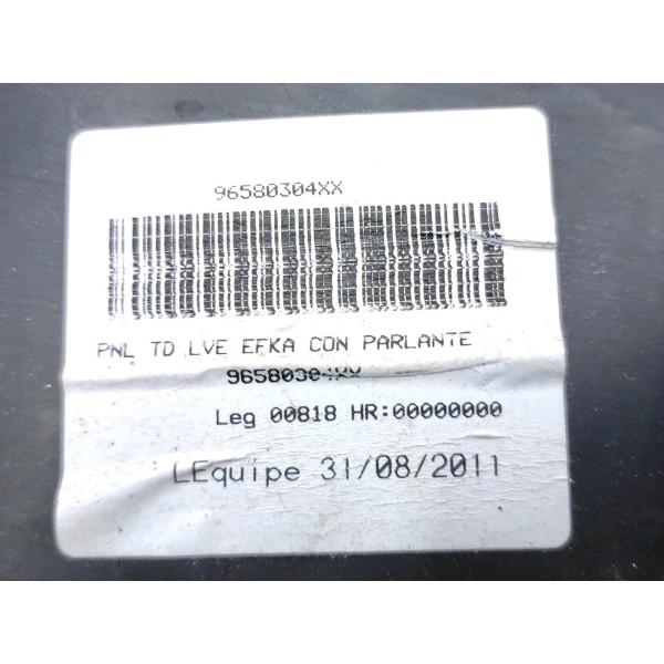 Forro Porta Traseiro Direito Peugeot 307 2009 2010 2011 2012