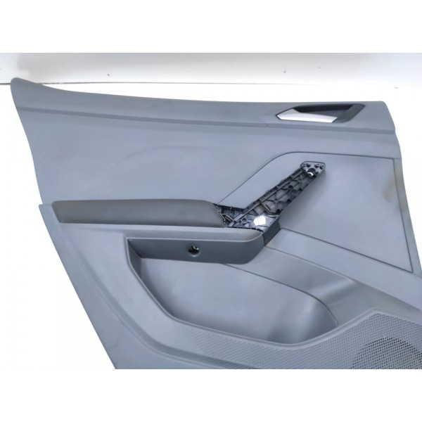 Forro Porta Traseiro Esquerdo Couro Cinza T-cross 2020 2021