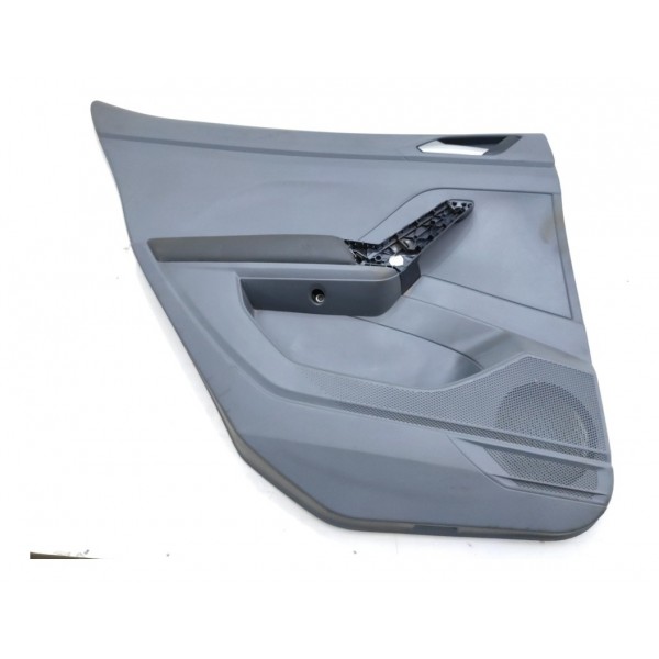 Forro Porta Traseiro Esquerdo Couro Cinza T-cross 2020 2021