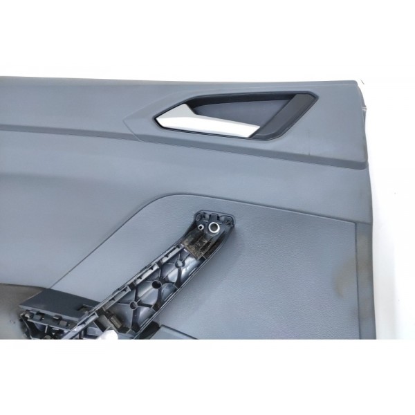 Forro Porta Traseiro Esquerdo Couro Cinza T-cross 2020 2021