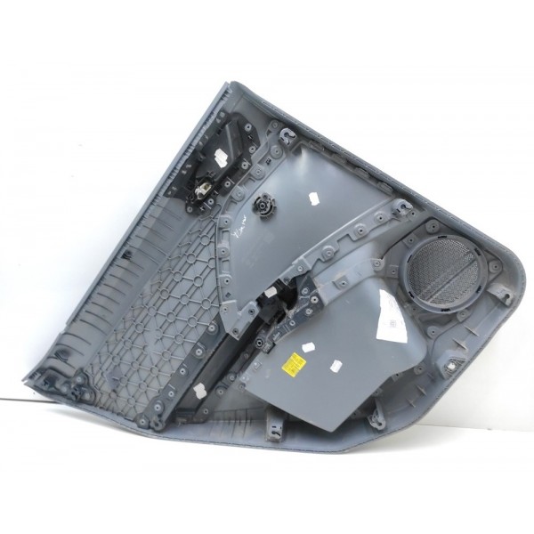 Forro Porta Traseiro Direito Cinza Couro T-cross 2020 2021