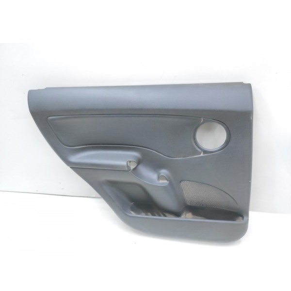 Forro Porta Traseiro Esquerdo Preto Citroen C3 2004 A 2012