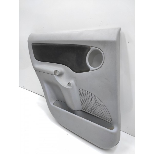 Forro Porta Traseiro Esquerdo Cinza Citroen C3 2004 A 2012