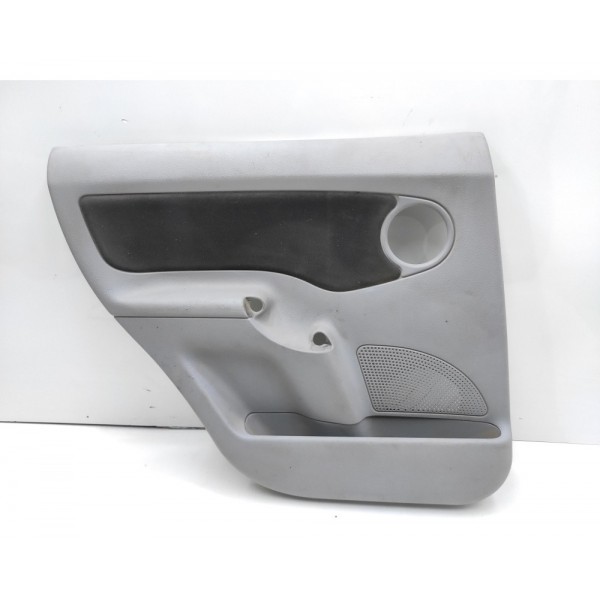 Forro Porta Traseiro Esquerdo Cinza Citroen C3 2004 A 2012