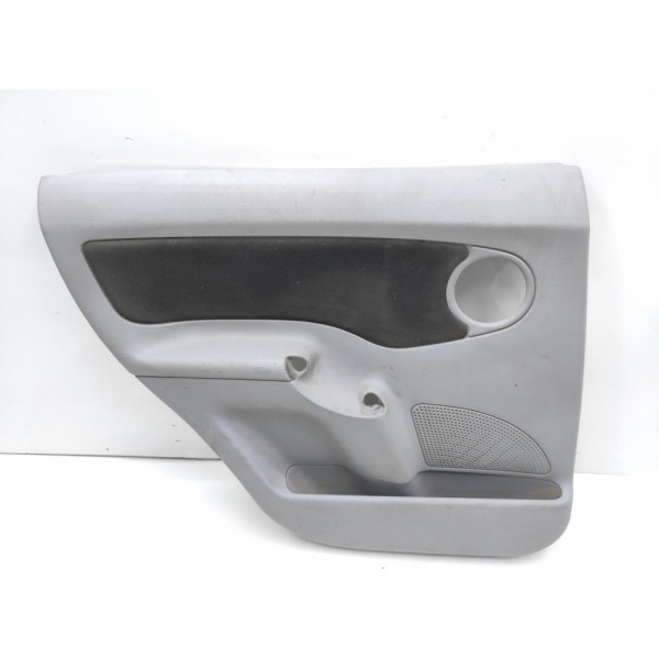 Forro Porta Traseiro Esquerdo Cinza Citroen C3 2004 A 2012