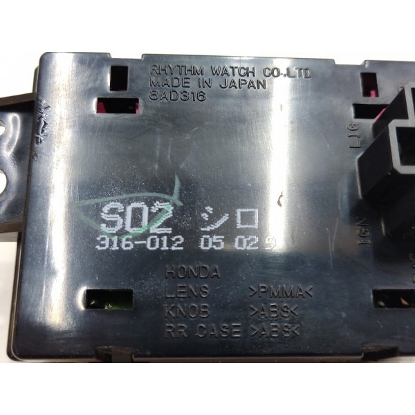 Relógio Digital Painel Central Honda Civic 1996 A 2000