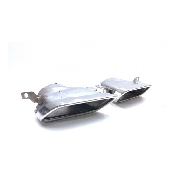 Ponteira Escapamento Mercedes E 500 Coupe V8 2011 A 2019 Cromado