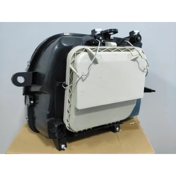 Farol Direito Fiat Doblo Mascara Negra 2002 2003 2004 A 2009 Direito