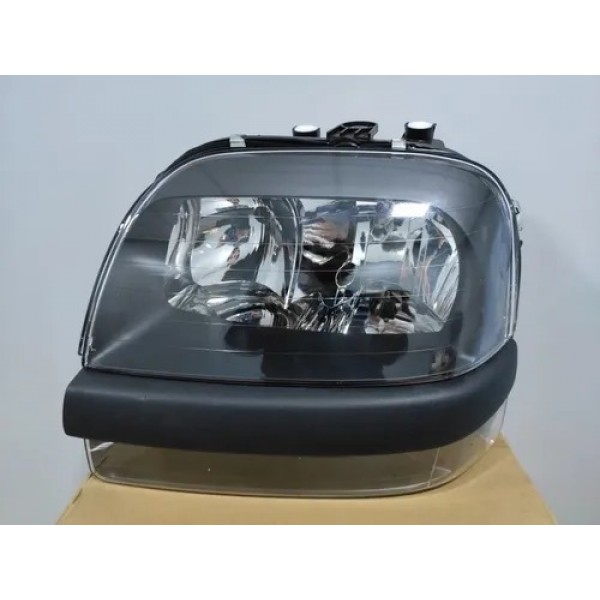 Farol Esquerdo Fiat Doblo Mascara Negra 2002 2003 A 2009 Esquerdo