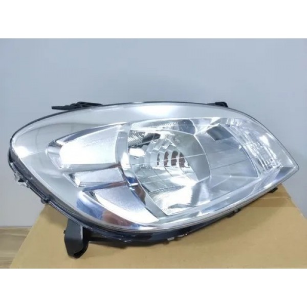 Farol Direito Cromado Celta Prisma 2007 2008 2009 A 2015 Direito