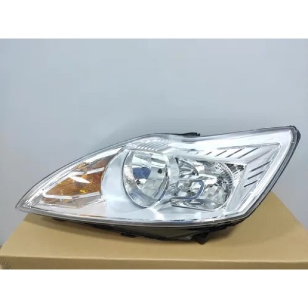 Farol Esquerdo Ford Focus 2009 2010 2011 2012 2013 Cromado Esquerdo