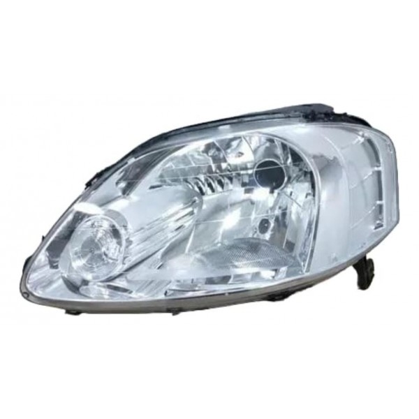 Farol Esquerdo Fox 2004 2005 A 2009 Simples Cromado Esquerdo