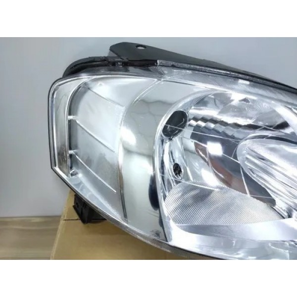 Farol Direito Fox 2004 2005 A 2009 Simples Cromado Direito