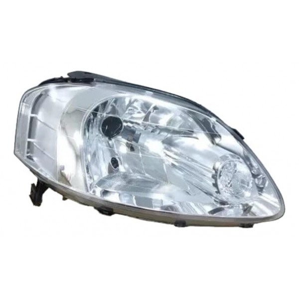 Farol Direito Fox 2004 2005 A 2009 Simples Cromado Direito