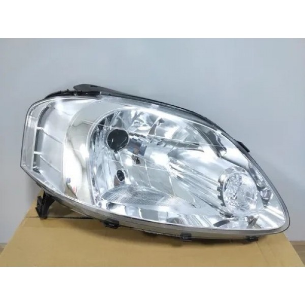 Par De Farol Fox 2004 2005 A 2009 Simples Cromado Esquerdo