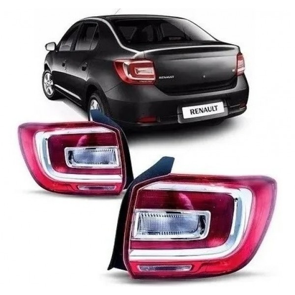 Lanterna Logan Esquerda 2014 2015 2016 2017 2018 Esquerdo Vermelho