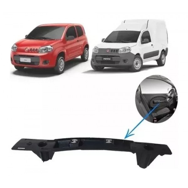 Puxador Porta Uno Fiorino Vivace 2 Portas 3 Furos