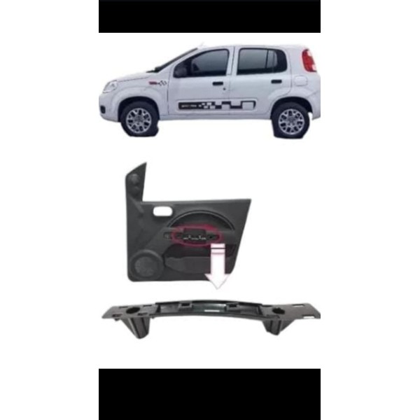 Puxador Porta Uno Vivace 4 Portas 4 Furos Variação Fiorino