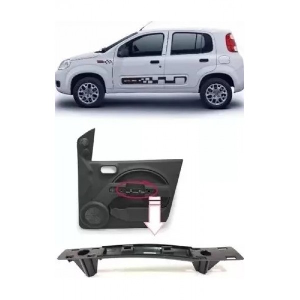 Puxador Porta Uno Vivace 4 Portas 4 Furos Variação Fiorino