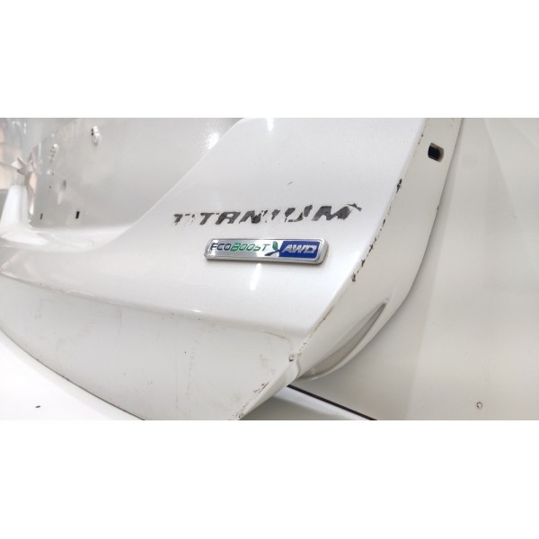 Acabamento Tampa Traseira Fusion Titanium 2015 A 2021 Branco