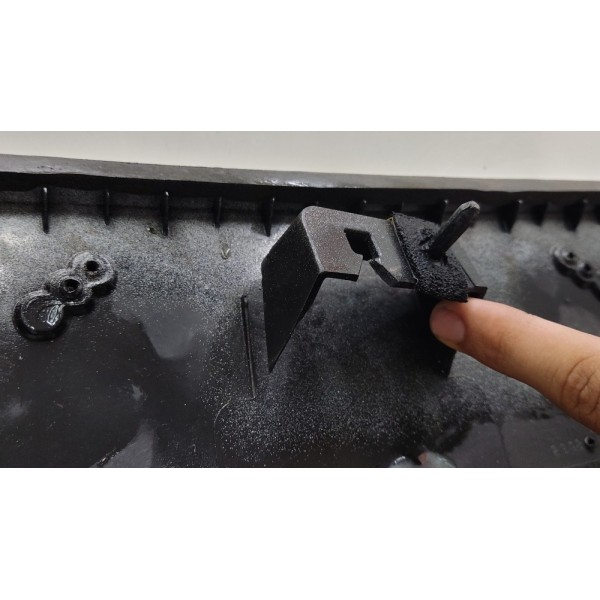 Acabamento Tampa Traseira Fusion Titanium 2015 A 2021 Branco