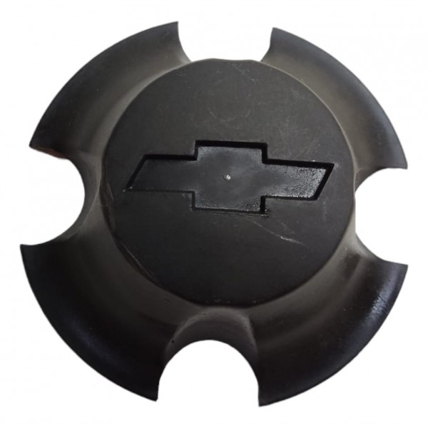Calota Central Miolo Roda Kadett Monza Chevy 1984 1985 1986 Preto