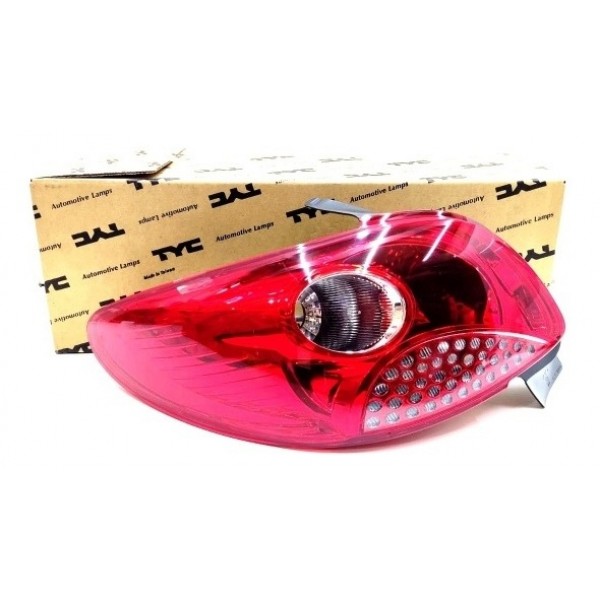 Lanterna Direita 207 Hatch 2008 2009 2010 2011 2012 2013 Vermelho