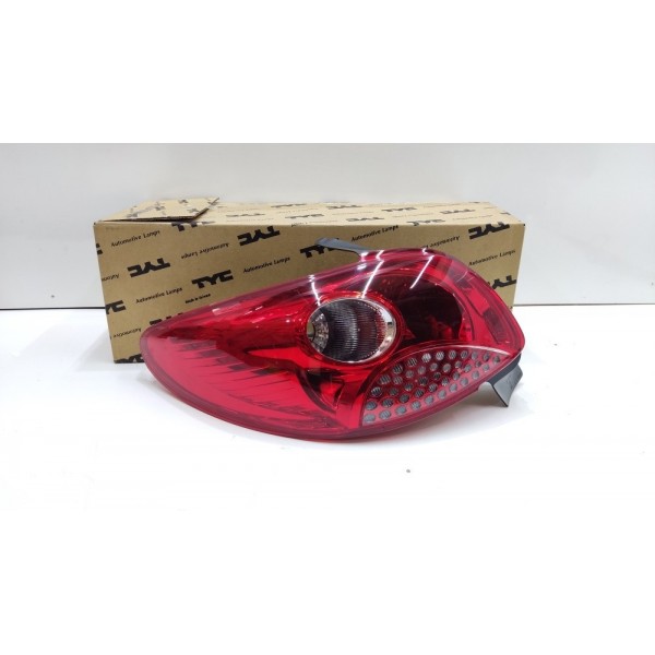 Lanterna Direita 207 Hatch 2008 2009 2010 2011 2012 2013 Vermelho