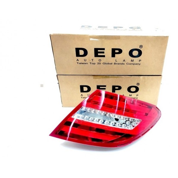 Lanterna Direita C180 C200 C280 2011 A 2014 C/led   ( Depo ) Direito Vermelho