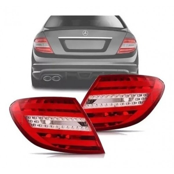 Par Lanterna C180 C200 C250 2011 2012 103 2014 C/led (depo) Esquerdo Vermelho