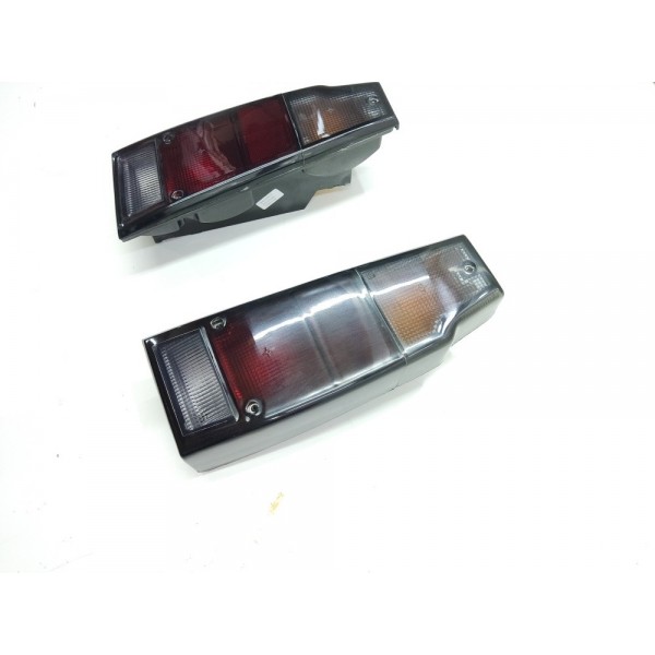 Par Lanterna Traseira Parati Fume 1983 A 1997 Direito Verde-escuro