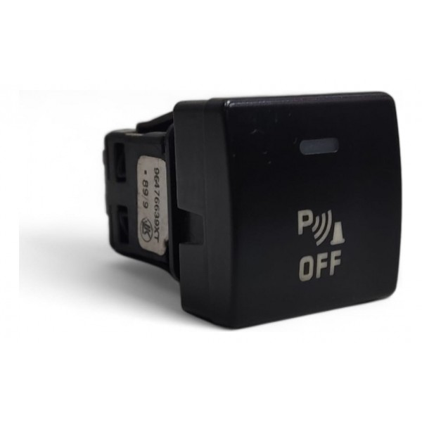 Botão Sensor Estacionamento P Off Citroen C4 2004 A 2010 Preto