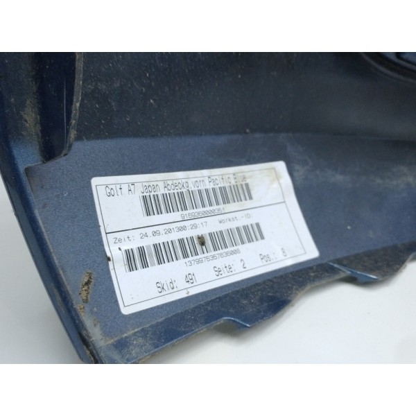 Parachoque Dianteiro Golf 2015 2016 2017 2018 Azul