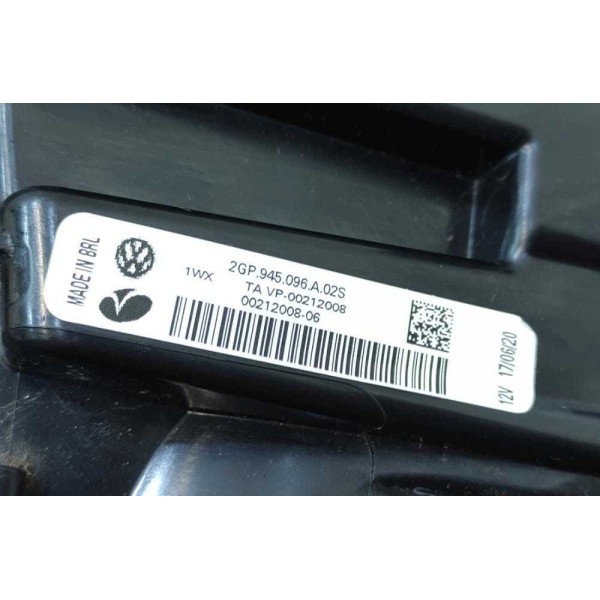 Lanterna Traseira Direita Volkswagen T-cross 2020 2021  Direito Preto