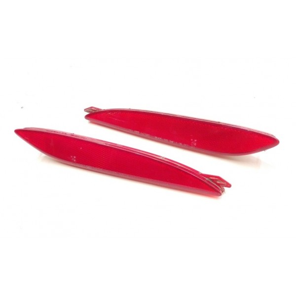 Par Lanterna Refletor Parachoque Traseiro Elantra 2012 2015