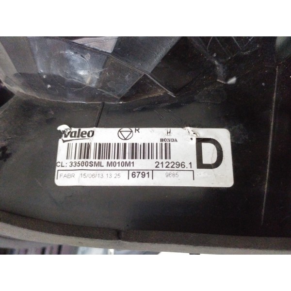 Lanterna Traseira Direita Honda New Fit Twist 2009 A 2014 Direito
