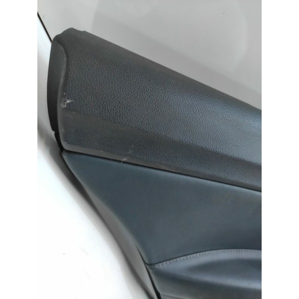 Forro De Porta Traseiro Esquerdo Polo Sedan 2012 Couro Azul.