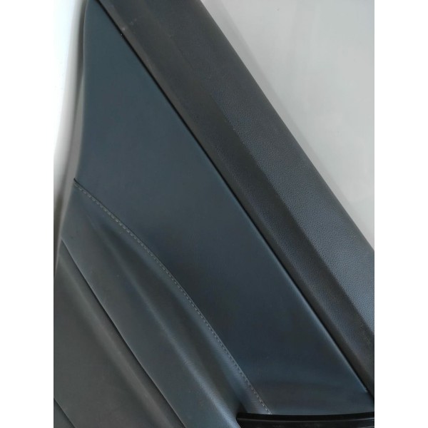 Forro De Porta Traseiro Esquerdo Polo Sedan 2012 Couro Azul.