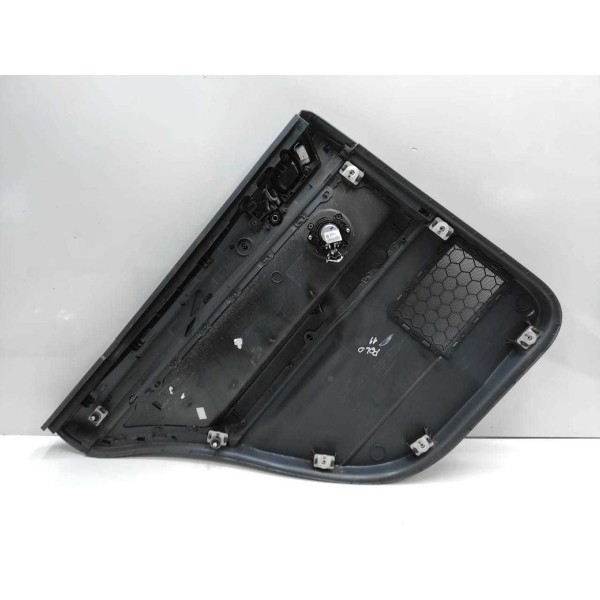 Forro De Porta Traseiro Direito Polo Sedan 2012 Couro Azul.