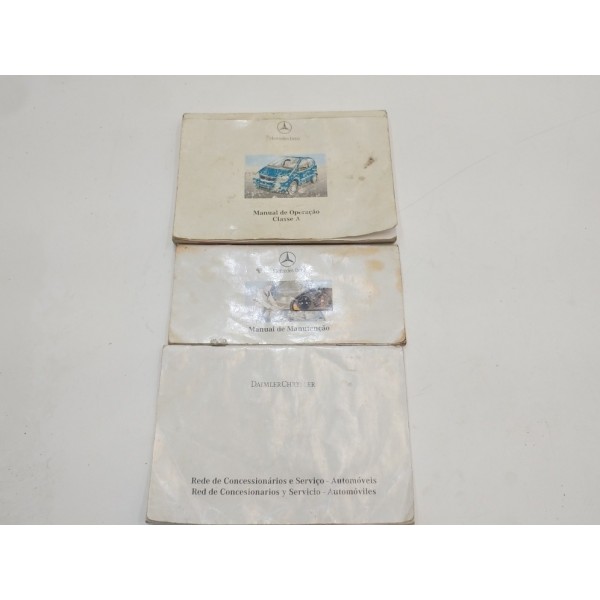 Manual Do Proprietário Original Mercedes-benz A160 1997 2004