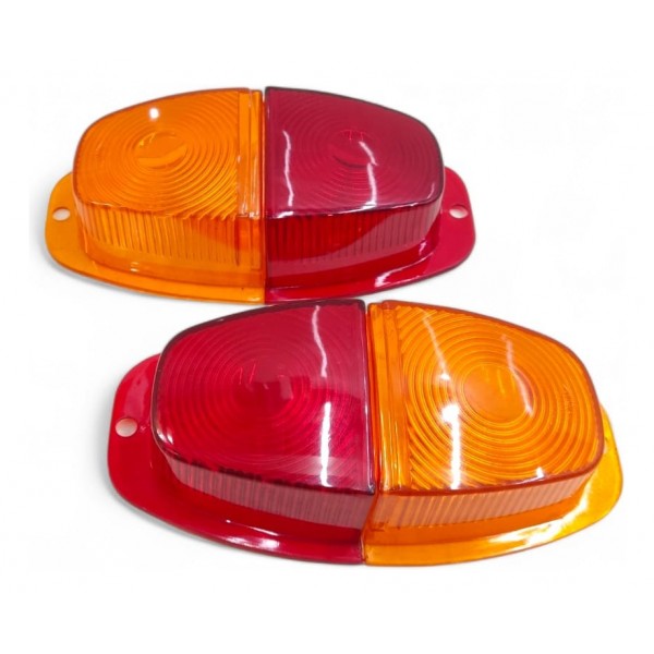 Par Lente Lanterna Caminhão Carretinha Reboque Universal