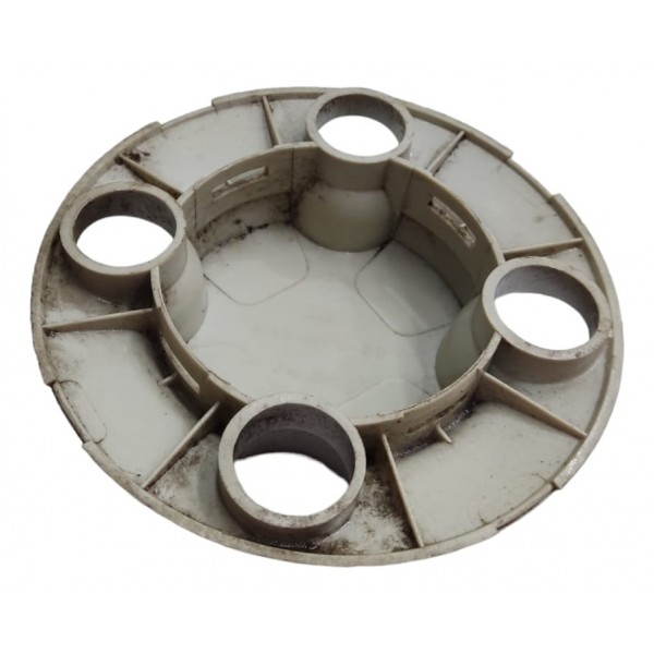 Calota Central Miolo Roda Escort 1984 1985 1986 Original Cinza