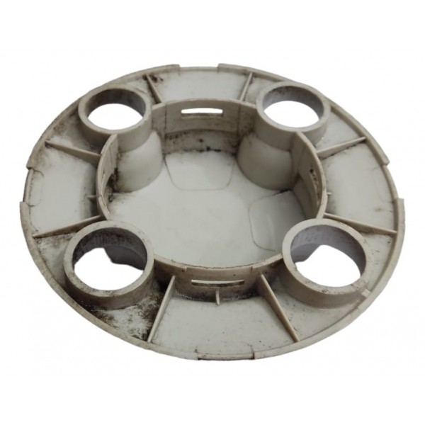 Calota Central Miolo Roda Escort 1984 1985 1986 Original Cinza