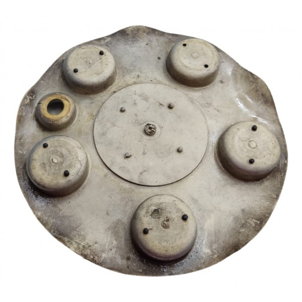 Calota Central Miolo Roda Vectra 1997 1998 1999 Original Cinza